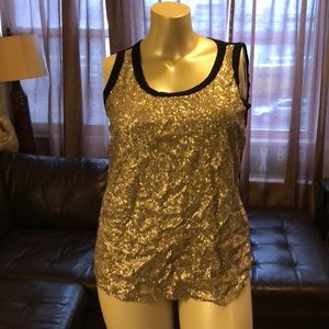 Karen Kane Sequin Top with cotton back Sz 1x 🔥